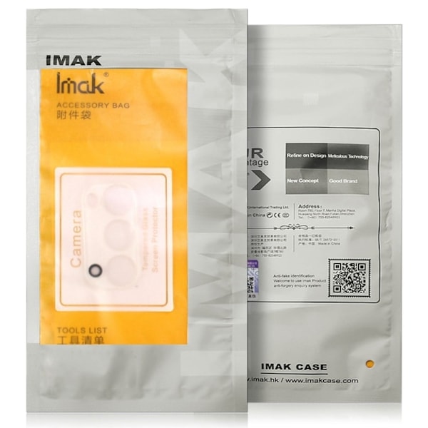 IMAK kameraskydd i glas med linsskydd i akryl för Xiaomi 12 Lite Transparent