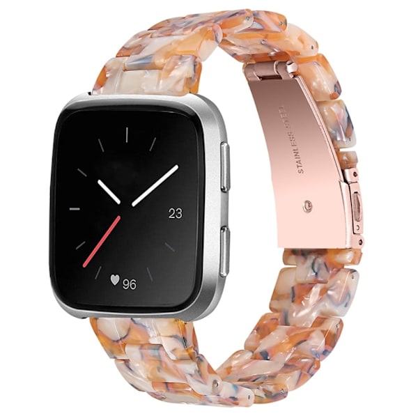 Fitbit Versa 2 / Versa Lite / Versa klockarmband i resin-stil - Gula Blommor Gul