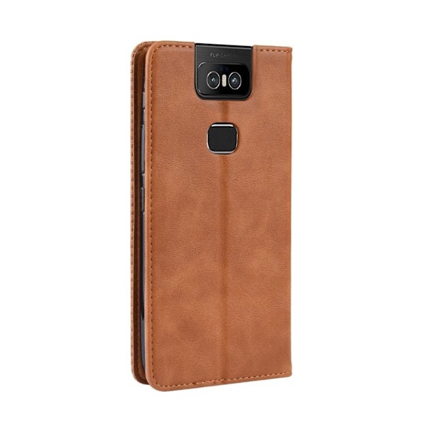 Bofink Vintage läder ASUS ZenFone 6 (2019) fodral - Brun Brun