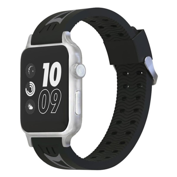 Apple Watch serie 4 40mm silikoneurrem - sort Black