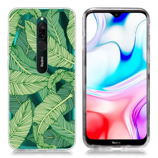 Deco Xiaomi Redmi 8 kotelot - Lehdet Green