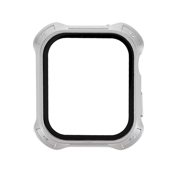 RURIHAI Apple Watch (41mm) galvanointisuojus karkaistulla lasilla - Hopea Silver grey