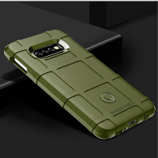 Rugged Shield Samsung Galaxy S10e deksel - Militærgrønn Green