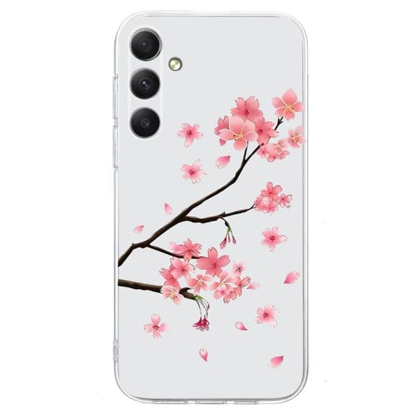 Vibe Samsung Galaxy A25 -kansi - Luumun Kukka Pink