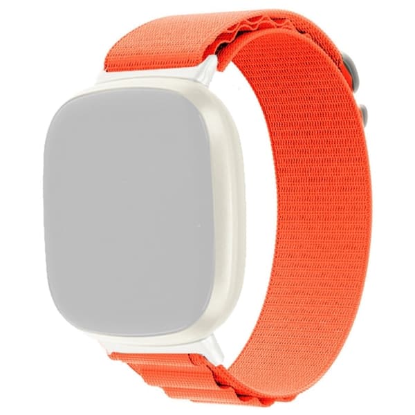 Fitbit Sense / Versa 3 nylonkellon hihna - Oranssi Orange