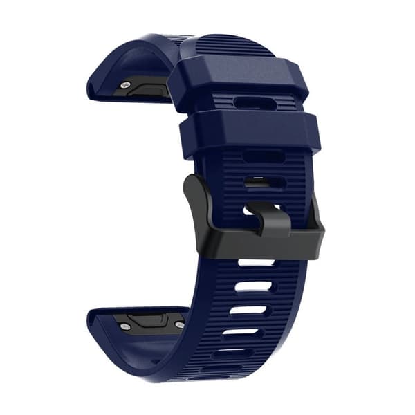 Garmin Fenix 5X Plus silikoninen kellonauha - Tummansininen Blue
