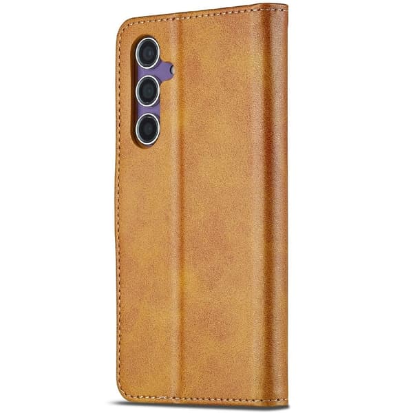 LC.IMEEKE Samsung Galaxy S25 flip case - Keltainen Yellow