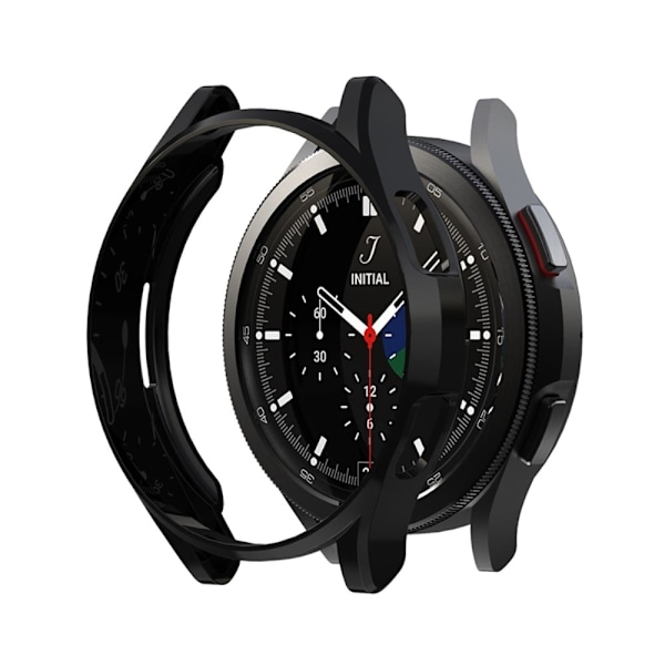 Samsung Galaxy Watch 4 Classic (46mm) gennemsigtigt TPU-cover - Sort Black