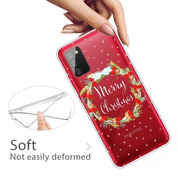 Juletaske til Samsung Galaxy A03s - Julekrans Multicolor