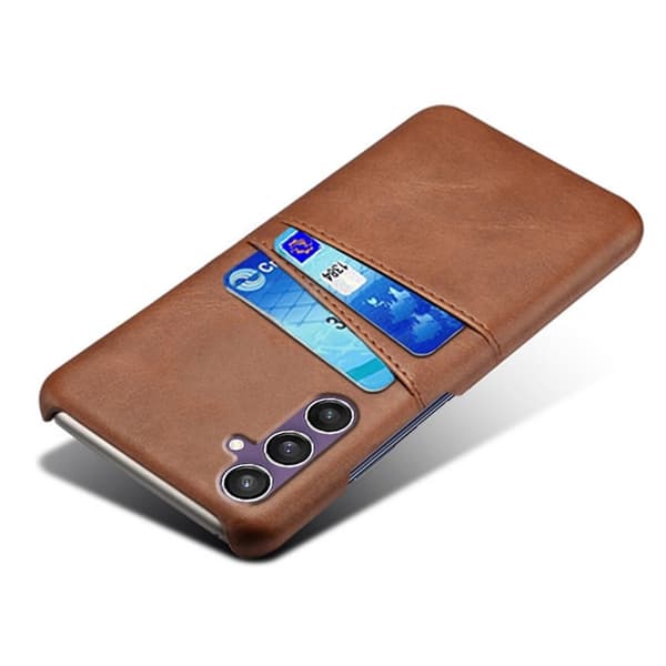 Dual Card Samsung Galaxy S23 FE deksel - Brun Brown