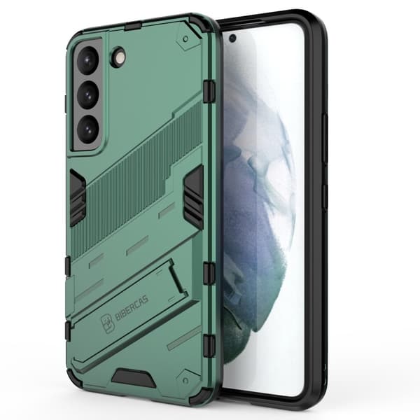Støtsikkert hybriddeksel for Samsung Galaxy S22 - Grønn Green