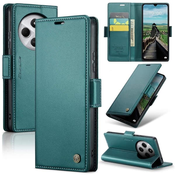 CaseMe Xiaomi Redmi 14C smooth etui - Grøn Green