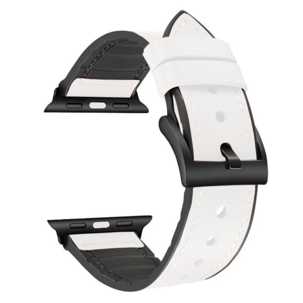 Apple Watch Series 6 / 5 40mm mönster silikon klockarmband - vit Vit