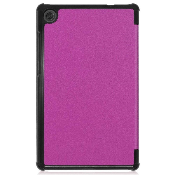 Lenovo Tab M8 simple tri-fold leather flip case - Purple Lila