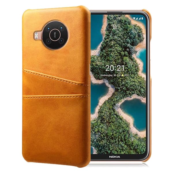 Nokia X10 / Nokia X20 skal med korthållare - Orange Orange