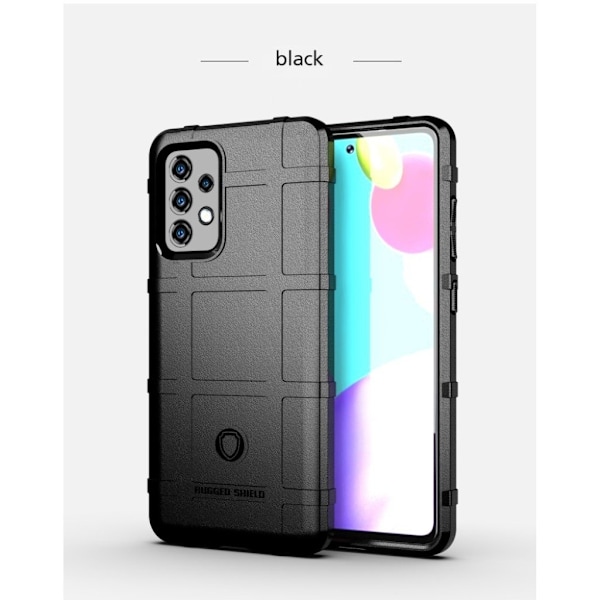 Rugged Shield Samsung Galaxy A52 5G skal - Svart Svart
