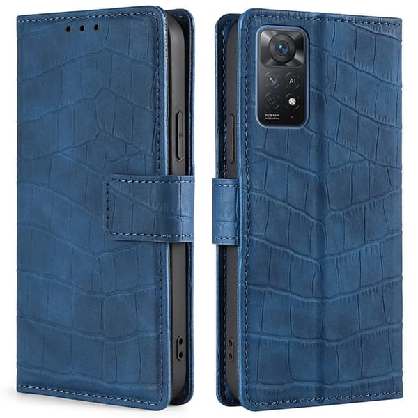 Croco Xiaomi Redmi Note 11S 5G / Xiaomi Redmi Note 11 Pro skal - Blå Blå