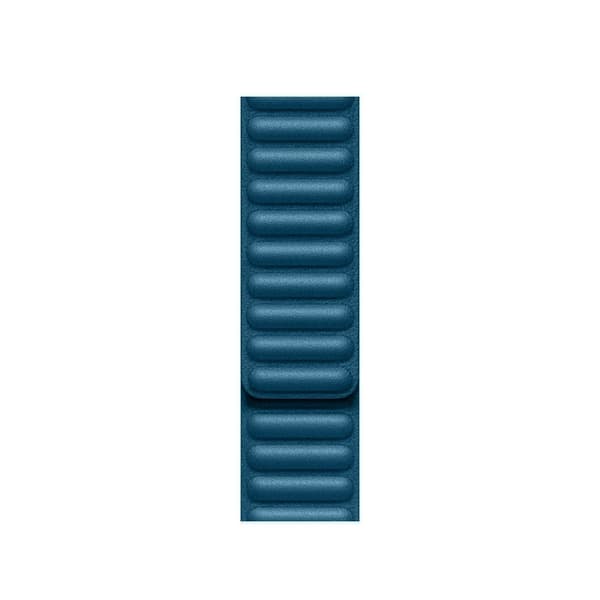 Urrem i ekte lær til Apple Watch Series 8 (41 mm) - Kappblå Blue