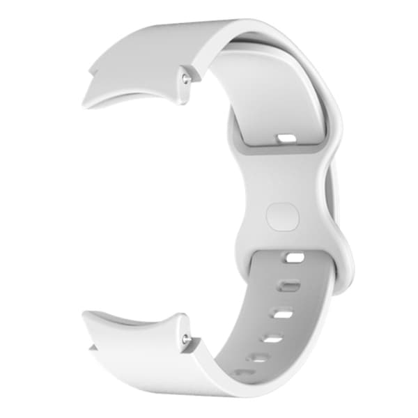 20mm Samsung Galaxy Watch 6 / 6 Pro / 5 / 4 silikonarmband - Vit Vit