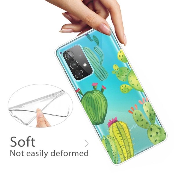 Deco Samsung Galaxy A13 4G Etui - Kaktus Green