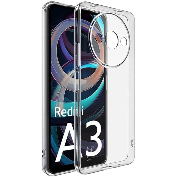 IMAK UX-5 Kuori Xiaomi Redmi A3 - Läpinäkyvä Transparent