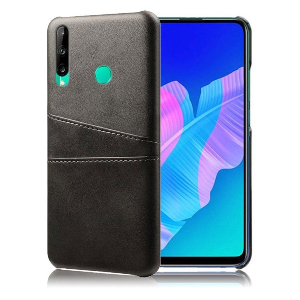 Dual Card Cover - Huawei P40 Lite E - Sort Black