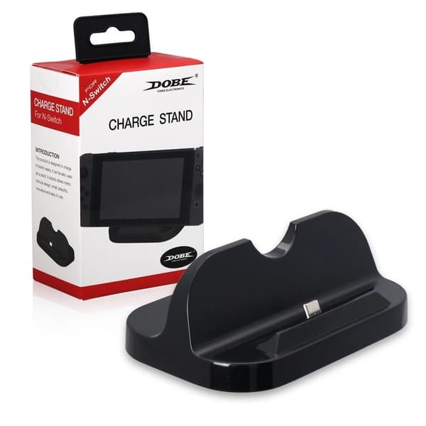 DOBE Nintendo Switch OLED Switch / Switch Lite konsoll ladestativ Black