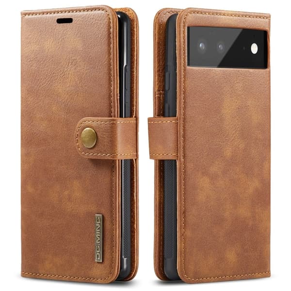 DG.Ming 2-i-1 Google Pixel 6 fodral - Brun Brun
