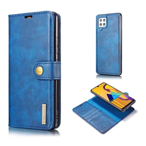 DG.Ming 2-i-1 Samsung Galaxy A42 5G fodral - Blå Blå