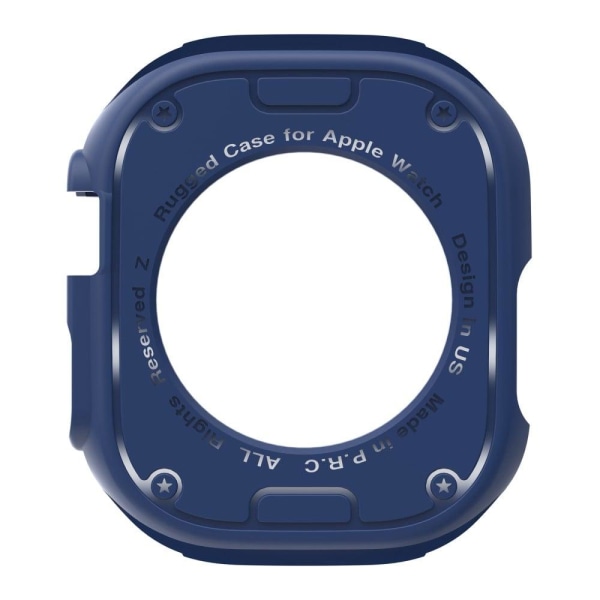 Apple Watch Ultra cabon fiber style cover - Blå Blue