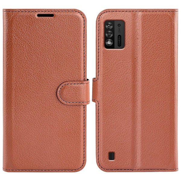 Classic ZTE Blade A52 Lite fodral - Brun Brun