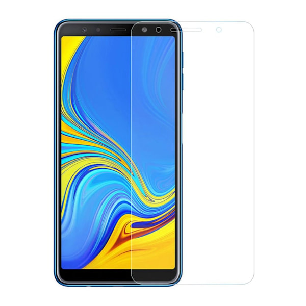 Samsung Galaxy A70 buekantet skærmbeskytter i hærdet glas Transparent