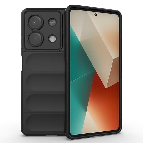 Deksel med mykt grep for Xiaomi Redmi Note 13 5G  - Svart Black