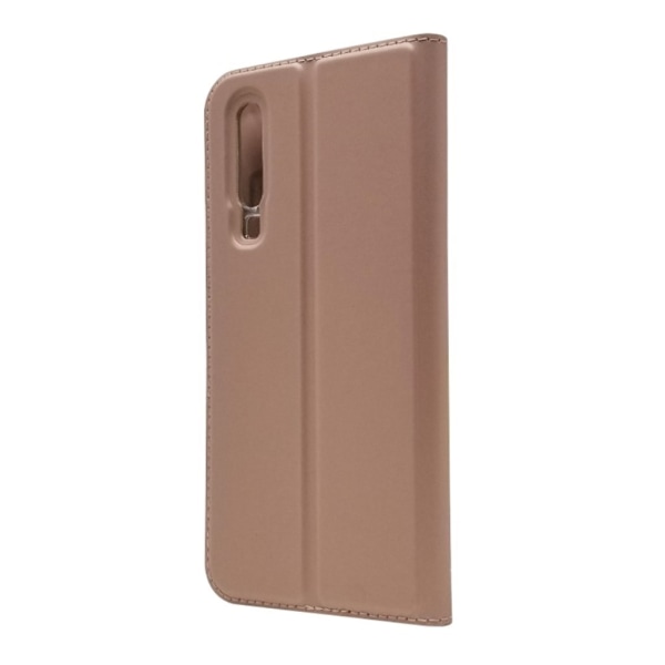 Huawei P30 plånboksfodral i läder med magnetstängning - rosa guld Rosa