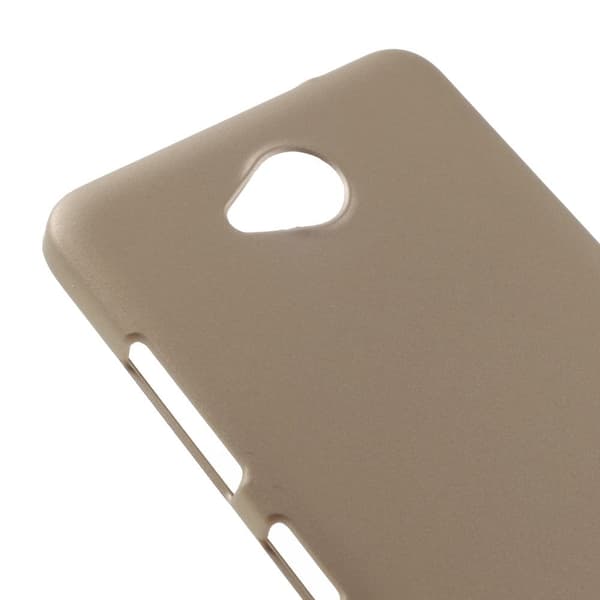 Gummi belagt hard deksel for Microsoft Lumia 650 - Champagne Beige