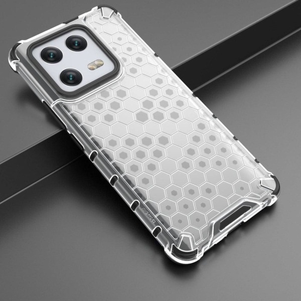 Bofink Honeycomb Xiaomi 13 Pro Etui - Grå Silver grey