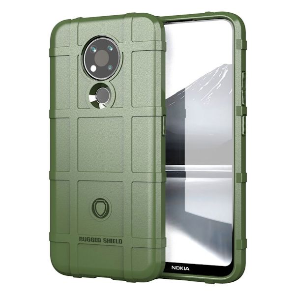 Rugged Shield Etui Nokia 3.4 - Grønn Green