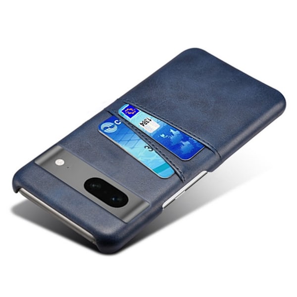 Dual Card Etui Google Pixel 7a - Blå Blue