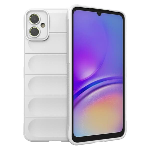 Mjukt greppformat skal för Samsung Galaxy A05 - Vit Vit