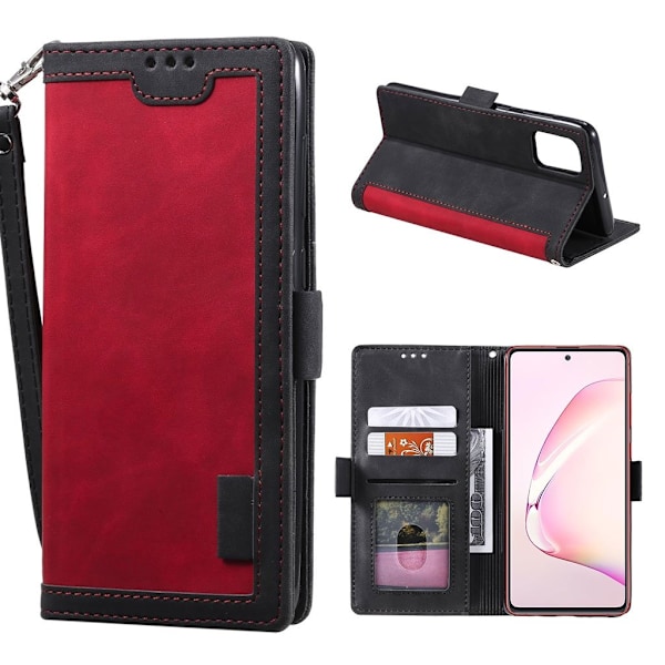 Surburbian Samsung Galaxy Note 10 Lite kotelot - Punainen Red