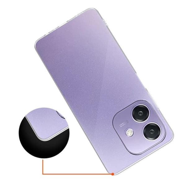 Erittäin ohut läpinäkyvä kotelo Oppo A60 Transparent