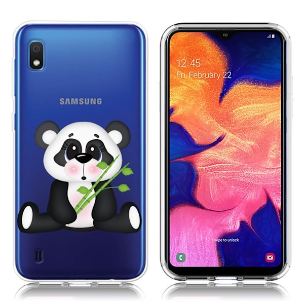 Deco Samsung Galaxy A10 skal - Panda Håller I Bambu multifärg