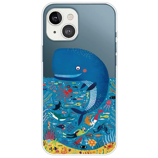 Deco iPhone 14 Plus cover - Blå Blue