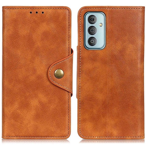 Alpha Samsung Galaxy M23 læder flip etui - Brun Brown