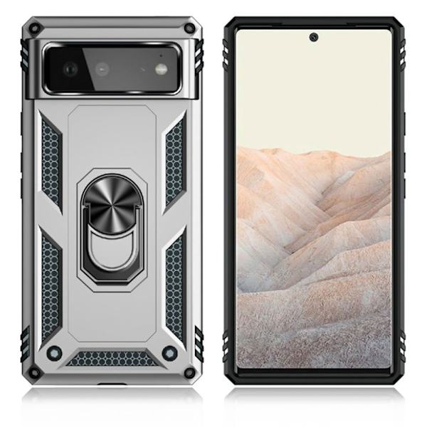 Bofink Combat Google Pixel 6 deksel - Sølv Silver grey