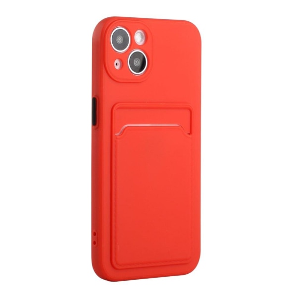 Kortholdercover til iPhone 13 - Rød Red