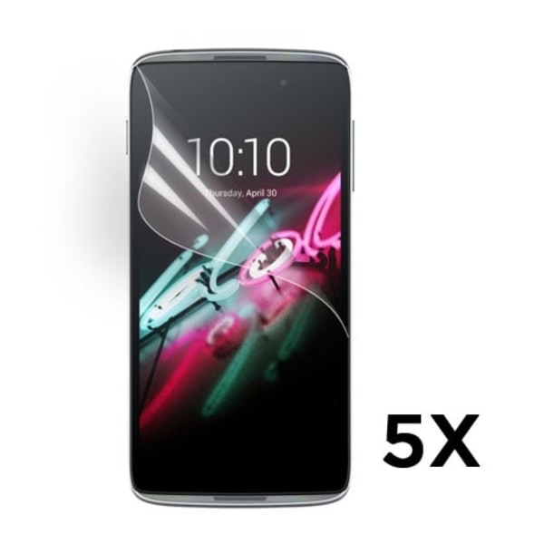 Skærmbeskyttelse til Alcatel OneTouch Idol 3 (5.5). 5 Psc. Transparent