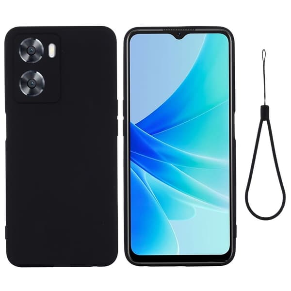 Matte Liquid OnePlus Nord N20 SE silikone cover - Sort Black