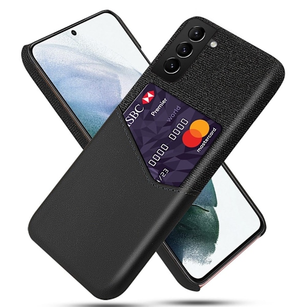 Bofink Samsung Galaxy S22 Plus Card Suojakuori - Musta Black