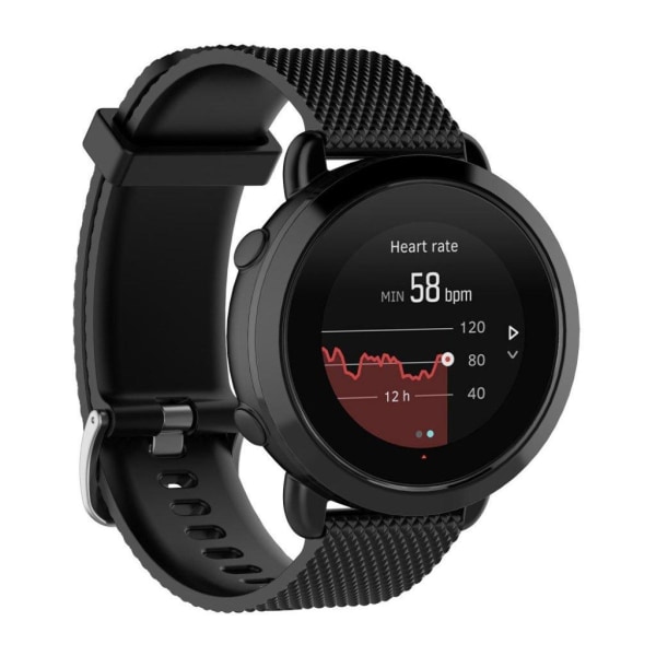 Suunto 3 Fitness Silikooni Kellon Vaihto Ranneke - Musta koko: S Black